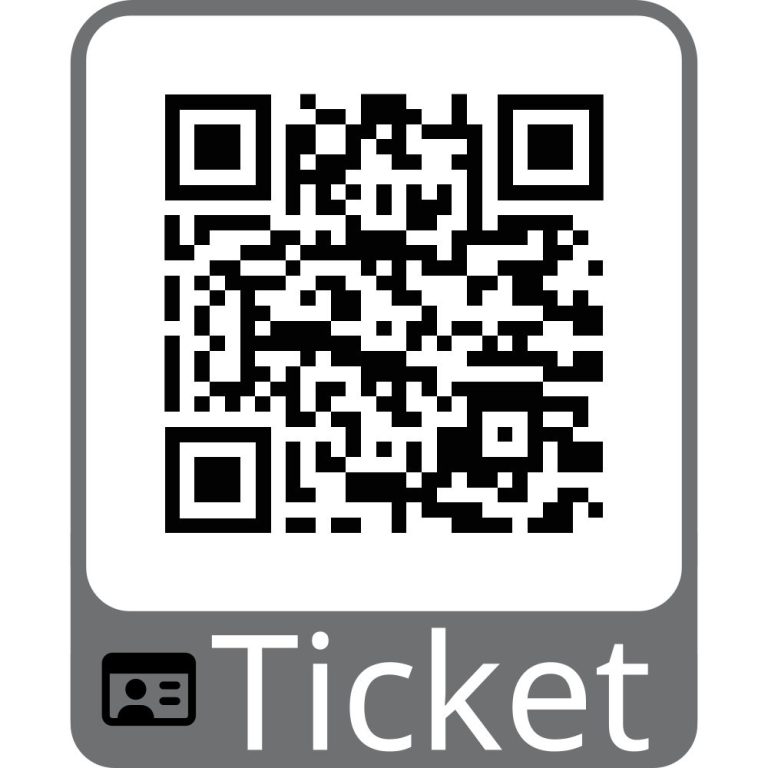 QR-Code Ticket Stimmen, Tasten, Saiten QR-Code Ticket
